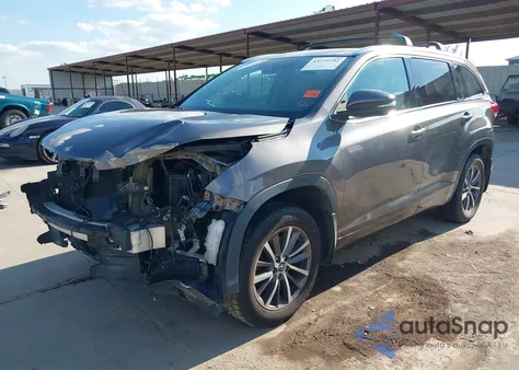 2017 Toyota Highlander Xle из США, поврежденный, VIN 5TDJZRFH5HS405565